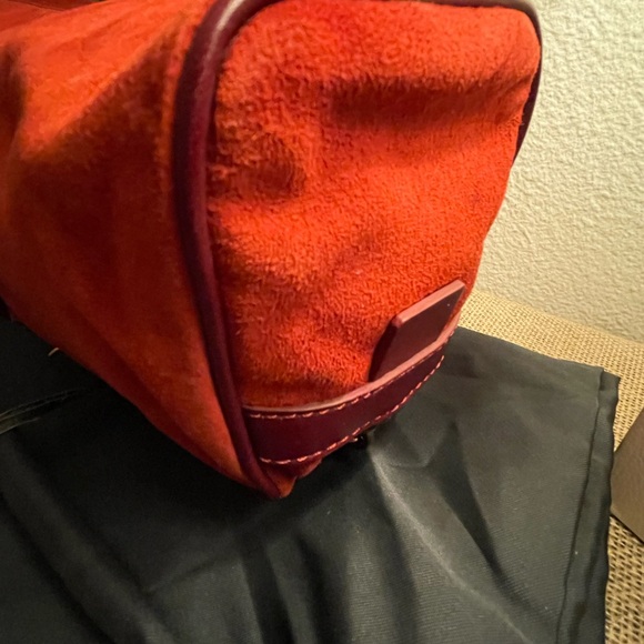 Fendi Red Suede Handbag SOLD - Picture 12 of 16